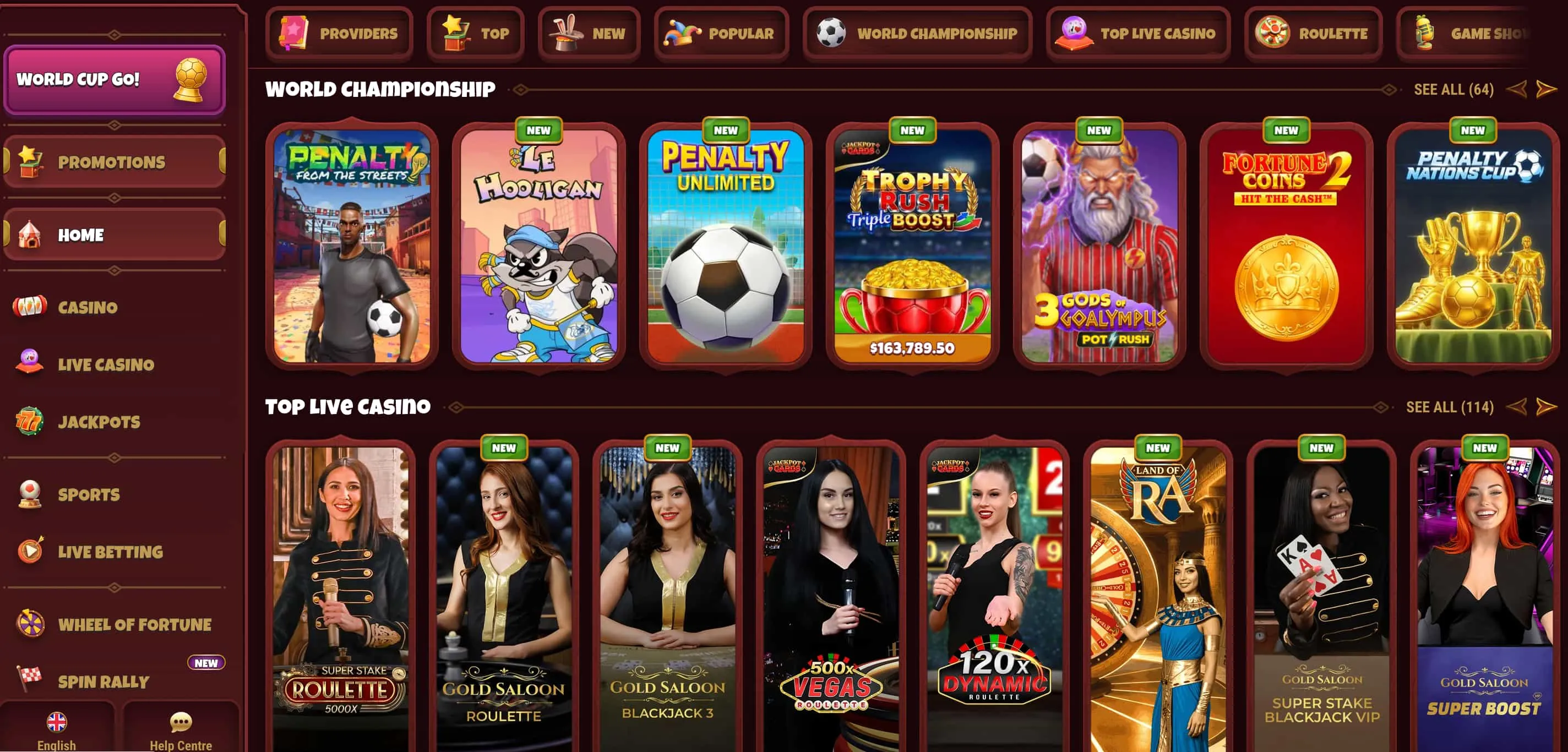 Games Portfolio: Pokies, Live Dealer and Table Selection